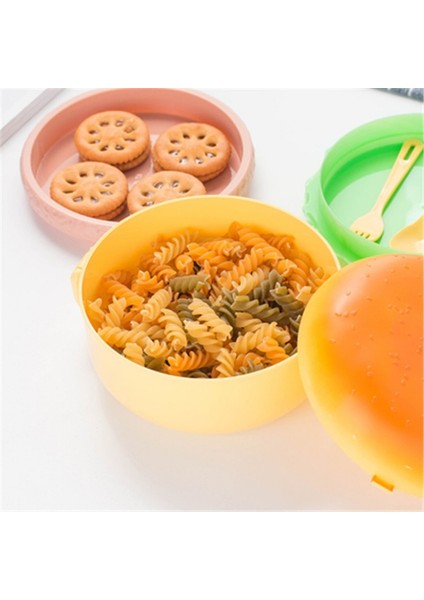 Kare Sevimli ve Yaratıcı Hamburger Öğle Yemeği Kutusu, Hamburger Öğle Yemeği Kutusu, Çocuk ve Ilkokul Yemek Kutusu (Yurt Dışından) fırsatları