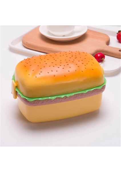 Kare Sevimli ve Yaratıcı Hamburger Öğle Yemeği Kutusu, Hamburger Öğle Yemeği Kutusu, Çocuk ve Ilkokul Yemek Kutusu (Yurt Dışından) indirimleri