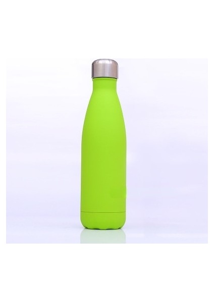 Zeytin Yeşili 500ML 1000ML Çift Duvar 304 Paslanmaz Çelik Termos Moda Vakum Termos Açık Taşınabilir Spor Termal Içecek Su Şişesi (Yurt Dışından)