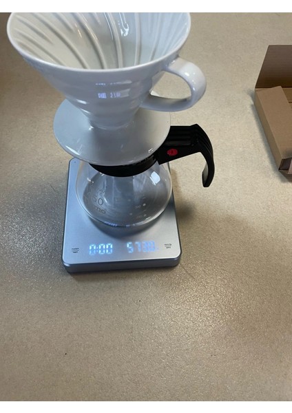 Siyah 1 LCD Ekran Kahve Terazisi Yüksek Hassasiyetli Mutfak Terazisi Şarj Edilebilir Çok Fonksiyonlu 3 kg Aralığı Elektronik Tartı Ev Gereçleri (Yurt Dışından) fırsatları