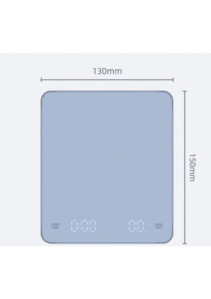 Siyah 1 LCD Ekran Kahve Terazisi Yüksek Hassasiyetli Mutfak Terazisi Şarj Edilebilir Çok Fonksiyonlu 3 kg Aralığı Elektronik Tartı Ev Gereçleri (Yurt Dışından) indirimleri