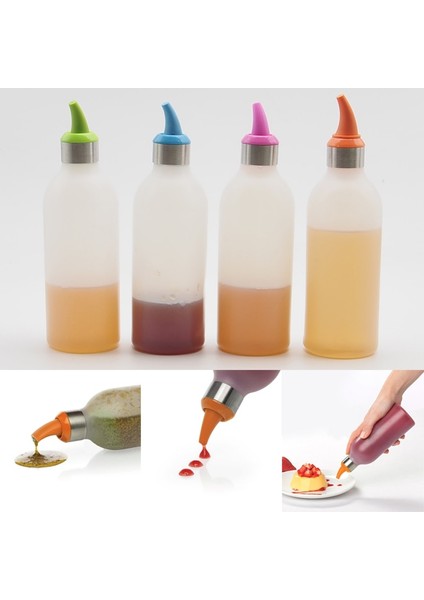 Kırmızı 450 ml 450 ml Çeşni Sıkılabilir Şişe Soya Sosu Şişesi Dağıtıcı Salata Sosu Barbekü Zeytinyağı Şişesi Pişirme Araçları Mutfak Organize (Yurt Dışından) modelleri