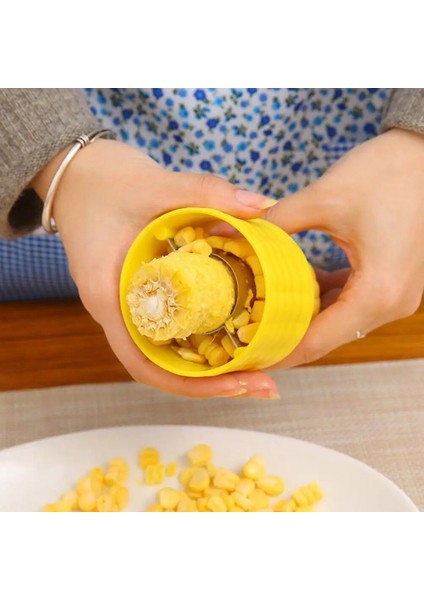 Bej Mısır Striptizci Soyucu Bıçak Manuel Mısır Sıyırma Aracı Paslanmaz Çelik Cor Cob Kesici Harmanmısır Striptizci Mutfak Aksesuarları (Yurt Dışından) fırsatları