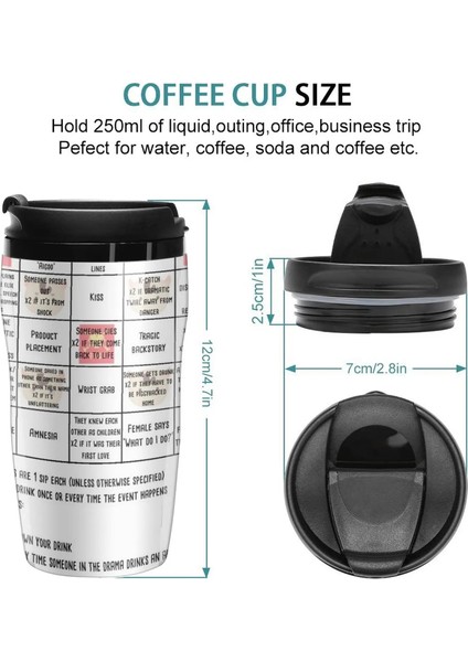 250 ml Yeni K-Drama Bingo Seyahat Kahve Kupa Espresso Kupa Kahve ve Çay Bardakları Kahve (Yurt Dışından) modelleri