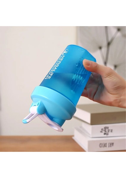 Mavi Spor Shaker Şişesi 400 ml Peynir Altı Suyu Protein Tozu Karıştırma Şişesi Spor Fitness Salonu Shaker Açık Taşınabilir Plastik Içme Şişesi (Yurt Dışından) indirimleri