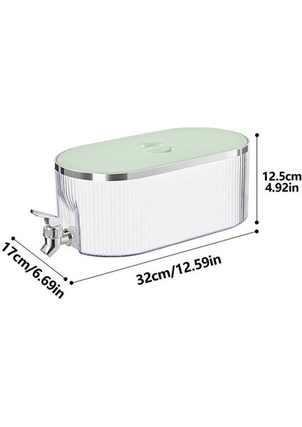 Altın 5.3l Içecek Dağıtıcı Soğuk Su Isıtıcısı Plastik Soğuk Su Sürahi Musluk Limon Suyu Şişesi Pot Su Kovası Konteyner Çaydanlık (Yurt Dışından)