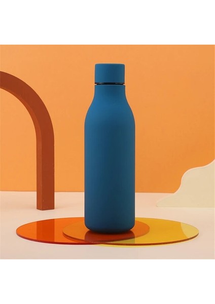No.15 550ML Moda Yalıtımlı Paslanmaz Çelik Termos Kupa Spor Su Şişesi Sıcak Soğuk Su Şişesi Termos Kahve Fincan Şişesi (Yurt Dışından)
