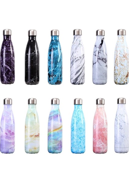 No.11 500ML Yıldızlı Gökyüzü Yalıtımlı Paslanmaz Çelik Termos Kupa Spor Su Şişesi Sıcak Soğuk Su Şişesi Termos Kahve Fincanı Şişesi (Yurt Dışından) fırsatları