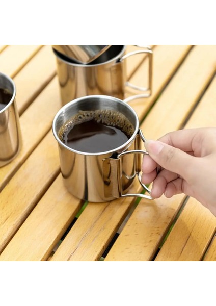 250ML> 1l 250/350/500ML Kamp Kupası Taşınabilir Karabina Bardak Açık Su Bardağı Kupa Katlanabilir Saplı Mutfak Drinkware Paslanmaz Çelik (Yurt Dışından) fiyatları