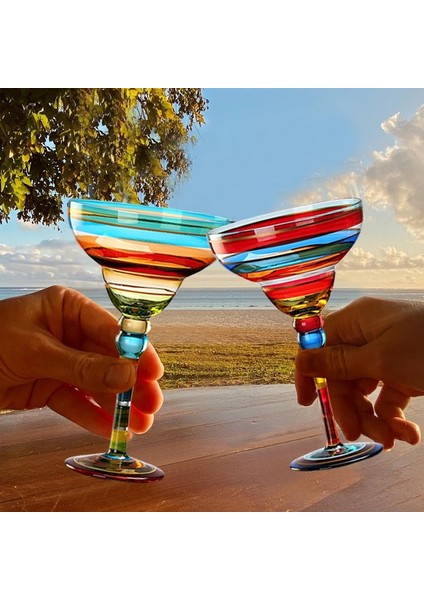 Şeffaf 270 ml Yaratıcı Renkli Şampanya Bardakları Kokteyl Bardakları Margarita Şarap Bardağı El Yapımı Kurşunsuz Kadeh Bardak Ev Bar Düğün Parti Için (Yurt Dışından)