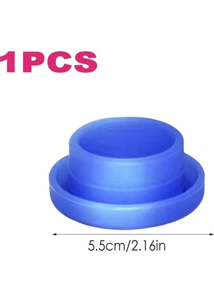 1 Adet Silikon Güvenlik Su Şişesi Fişi Yedek Kapaklı Su Şişeleri Yeniden Kullanılabilir Su Şişesi Kapağı 55MM 3/5 Galon Su Sürahileri (Yurt Dışından)