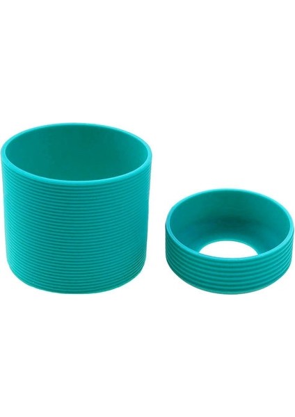 Turkuaz Silikon Dünya 2 Adet/takım 6.5 cm Silikon Bardak Kapağı Çizgili Isı Yalıtımlı Cam Bardak Kol 65 mm Silikon Bardak Alt Kapak (Yurt Dışından) fiyatları