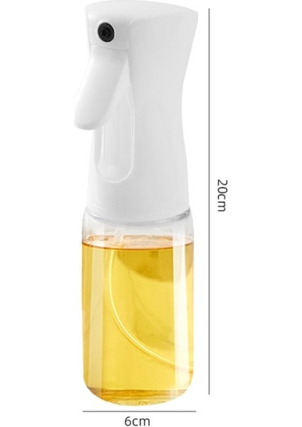 1 Adet Beyaz Yağ Sprey Şişesi Yemek Pişirmek Için Mutfak Zeytinyağı Püskürtücü Kamp Barbekü Pişirme Soya Sosu Sprey Yemeklik Yağ Dağıtıcı 200ML (Yurt Dışından)