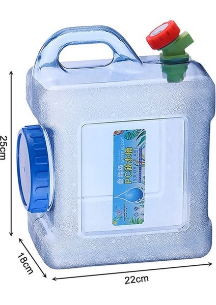 8l 5/7.5/10/12L Su Kovası Musluk ile Taşınabilir Sürüş Su Deposu Açık Kamp Piknik Su Deposu Ev Drinkware (Yurt Dışından)