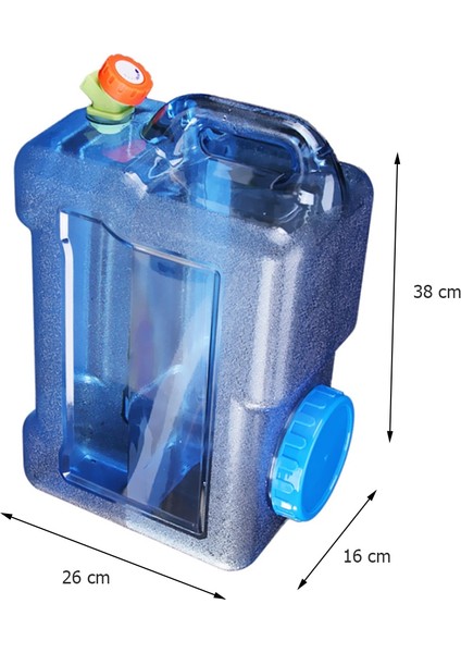8l 5/7.5/10/12L Su Kovası Musluk ile Taşınabilir Sürüş Su Deposu Açık Kamp Piknik Su Deposu Ev Drinkware (Yurt Dışından)