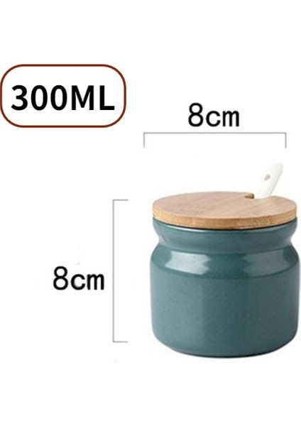 BLUE-300ML Seramik Baharat Rafı Tuzluk Biber Sirke Yağı Şişesi Şeker Biber Çeşni Kutusu Baharat Saklama Kavanoz Seti Ev Mutfak (Yurt Dışından) fiyatları