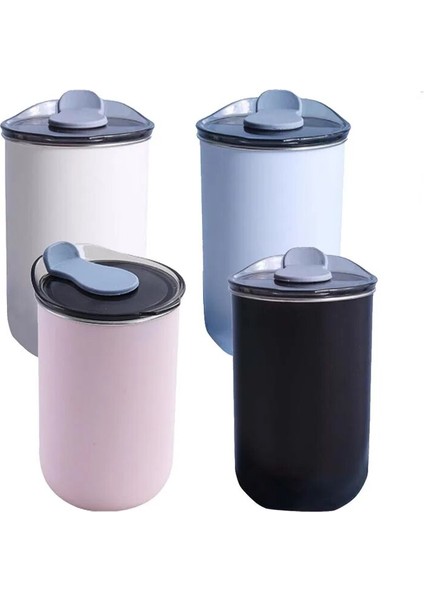 Lightblue Paslanmaz Çelik Kapaklı Su Bardağı Içme Deliği Isıya Dayanıklı Kahve Kapaklı Kupa Ev Kullanımı Için Taşınabilir Seyahat Açık Hediyeler (Yurt Dışından)