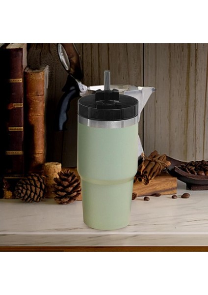 Beyaz 600 ml Samanlı Su Şişesi Spor Su Şişesi Samanlı ve Kapaklı Paslanmaz Çelik Termal Bardak Çift Duvar Vakum Yalıtımlı (Yurt Dışından) fırsatları