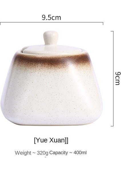 Model 2 Mutfak Baharat Kutusu Üç Parçalı Set Kaşık Seramik Baharat Şeker Tuzluk Kabartmalı Yuvarlak Baharat Kutusu Baharat Kavanozları Seti (Yurt Dışından)