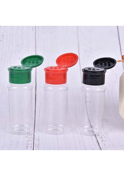 Kırmızı Sıcak Satış 5 Adet Plastik Baharat Tuz Biber Çalkalayıcılar Baharat Kavanoz Barbekü Çeşni Sirke Şişesi (Yurt Dışından)