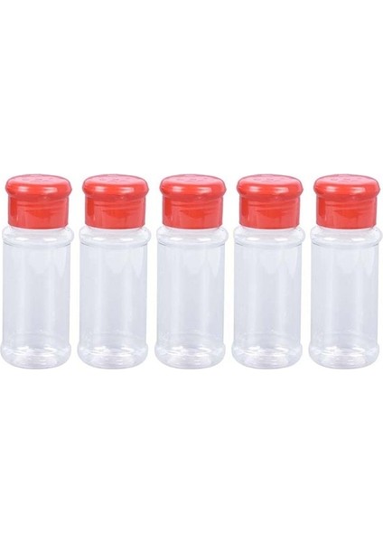 Kırmızı Sıcak Satış 5 Adet Plastik Baharat Tuz Biber Çalkalayıcılar Baharat Kavanoz Barbekü Çeşni Sirke Şişesi (Yurt Dışından) fiyatları