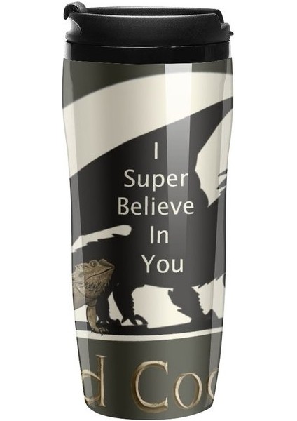 350 ml Yeni Galavant: Sana Süper Inanıyorum Tad Cooper V2 Seyahat Kahve Kupa Kahve Aksesuarı Vintage Fincan Termos Bardak (Yurt Dışından)