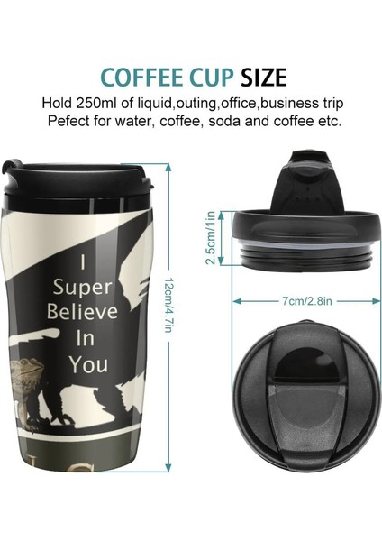 350 ml Yeni Galavant: Sana Süper Inanıyorum Tad Cooper V2 Seyahat Kahve Kupa Kahve Aksesuarı Vintage Fincan Termos Bardak (Yurt Dışından)
