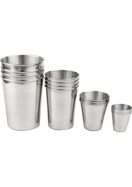 320ML Viski Kupaları Pratik Paslanmaz Çelik Bardaklar Kamp Bar Eşyaları Seyahat Tipi Kupa Şarap Bira Taşınabilir Drinkware Açık Kahve Çay (Yurt Dışından)