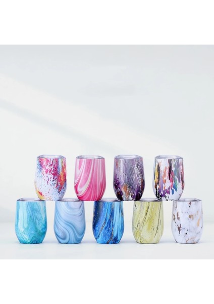 Lake Ranyin 8 Yerba Mate Straw 12OZ Yerba Mate Çay Bardağı Paslanmaz Çelik Sürgülü Kapaklı ve Samanlı Yalıtımlı Kupa Kahve Fincanı Kokteyl Şampanya Sevimli Tumbler Bardaklar (Yurt Dışından) indirimleri