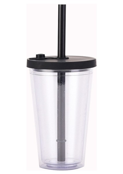 G1 16OZ 16OZ Kabarcık Çay Samanı Tumbler Plastik Boba Kupası Çift Duvar Buzlu Kahve Fincanı Gelin Partisi Için Temizle Pastel Renk Soğuk Bardak (Yurt Dışından)