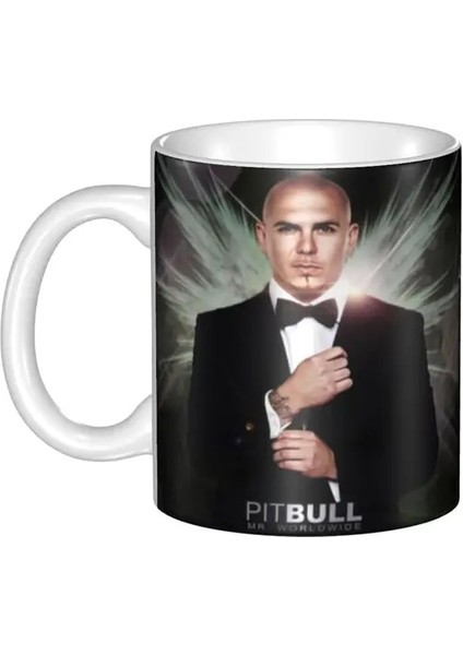 Stil 9 330 ml Mr Dünya Çapında Yaşamak Diyor Gülmek Aşk Pembe Kupa Özelleştirilmiş Pitbull Seramik Kahve Kupa Bardak Yaratıcı Hediye (Yurt Dışından)