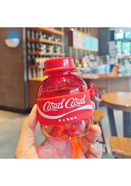 B Kırmızı 1 Adet 350 Mini Su Şişesi 350 ml Kızlar Için Sevimli Su Şişesi Ins Tarzı Açık Taşınabilir Plastik Su Şişeleri Arkadaşlar Için Yaratıcı Hediyeler (Yurt Dışından)