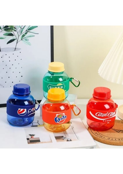 B Kırmızı 1 Adet 350 Mini Su Şişesi 350 ml Kızlar Için Sevimli Su Şişesi Ins Tarzı Açık Taşınabilir Plastik Su Şişeleri Arkadaşlar Için Yaratıcı Hediyeler (Yurt Dışından)