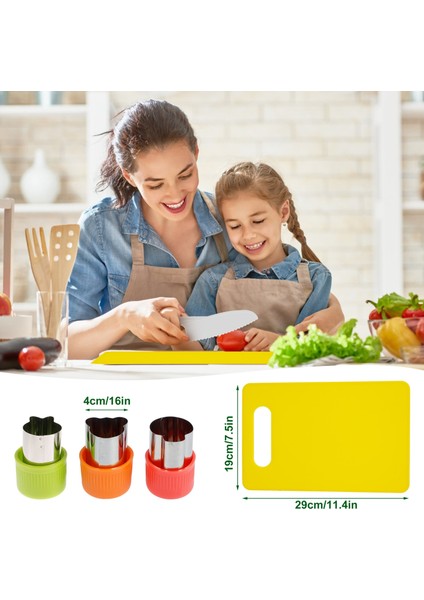 19 Parça Yeni 18 Adet Çocuk Mutfak Kesici Seti Ahşap Yürümeye Başlayan Güvenlik Kesiciler Yeniden Kullanılabilir Meyve Sebze Kesici Seti Tırtıklı Kesme Kenarları ile (Yurt Dışından) modelleri