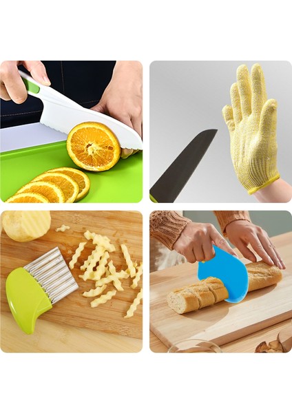 19 Parça Yeni 18 Adet Çocuk Mutfak Kesici Seti Ahşap Yürümeye Başlayan Güvenlik Kesiciler Yeniden Kullanılabilir Meyve Sebze Kesici Seti Tırtıklı Kesme Kenarları ile (Yurt Dışından) fırsatları