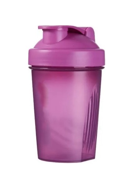 Mor 400 ml Spor Shaker Su Şişesi Peynir Altı Suyu Protein Tozu Karıştırma Şişesi Taşınabilir Gym Fitness Su Isıtıcısı Açık Kamp Tırmanma Şişesi (Yurt Dışından)
