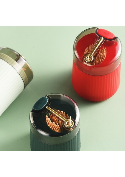 Yeşil Basit Kürdan Kutusu Kürdan Dağıtıcı Ceative Itme Otomatik Çıkarma Kürdan Kavanoz Tutucu Ev Uygun Hediye Ev Gadget (Yurt Dışından) modelleri