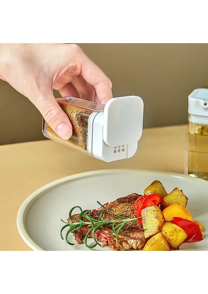 Baharat Şişesi Çeşni Şişe Seti Masa Mini Soya Sosu Sirke Şişesi Ev Delikli Biber Tuzluk Baharat Kavanoz Mutfak Aksesuarları (Yurt Dışından) modelleri