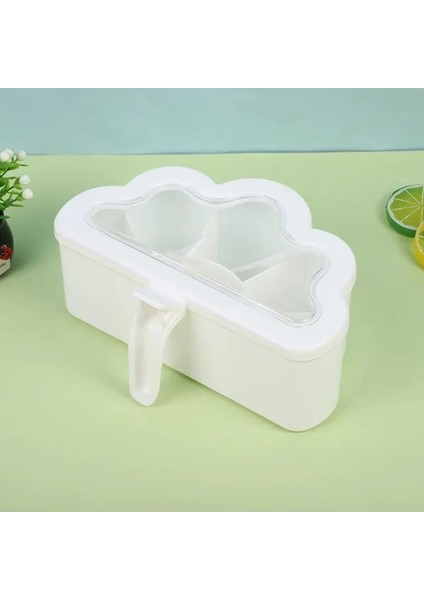 Beyaz Baharat Kutuları Seti Biber Şekerlik Tuzluk Baharat Çalkalayıcı Saklama Kavanozları Gadget Mutfak Aksesuarları Organizatör Çeşni Konteyner (Yurt Dışından)