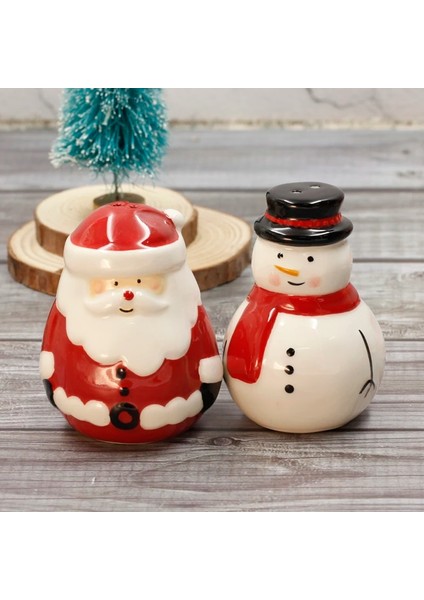 Mor Merry Christmas Mutfak Kavanozları Baharat Konteyner Seramik Baharat Organizatör Ev Eşyaları Mutfak Aletleri Masa Dekorasyon Kavanoz Seti (Yurt Dışından) fırsatları