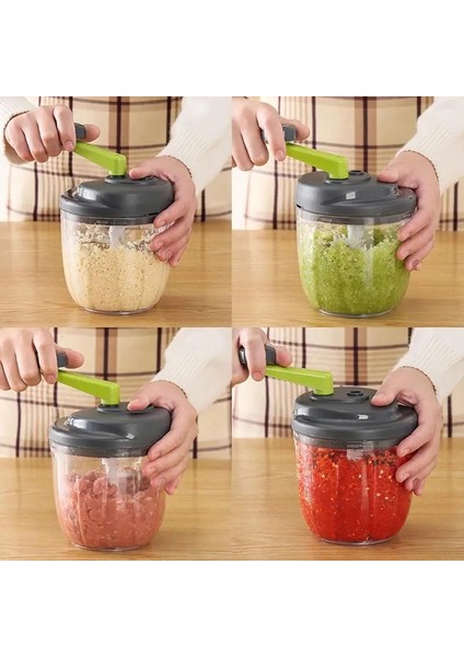 El Doğrama Makinesi Konteynerli Yüksek Kaliteli Sebze Döndürücü El Krank Soğan ve Sarımsak Kıyıcı Manuel Kıyma Makinesi Mutfak Için (Yurt Dışından) fiyatları