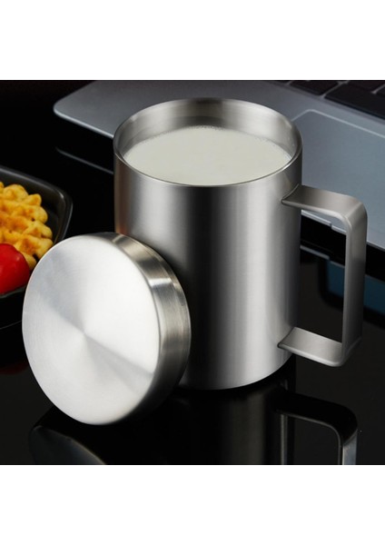 2 S 210-500ML 210/280/400/500ML Su Bardağı Çift Duvar Yalıtımlı Paslanmaz Çelik Kupalar Kahve Şişesi Bardak Içme Mil Drinkware Термокружка (Yurt Dışından) fiyatları