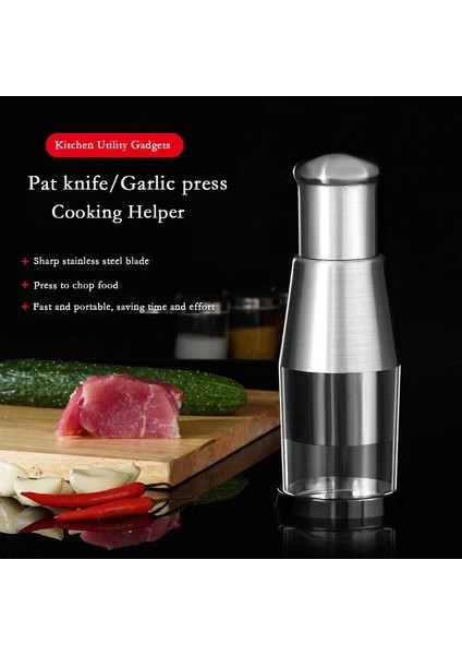 Bir Manuel Soğan Kıyıcı Sarımsak Kırıcı El Baskı Gıda Kesici Et Kıyma El Basın Sebze Öğütücü Için Mutfak Aracı (Yurt Dışından) fırsatları