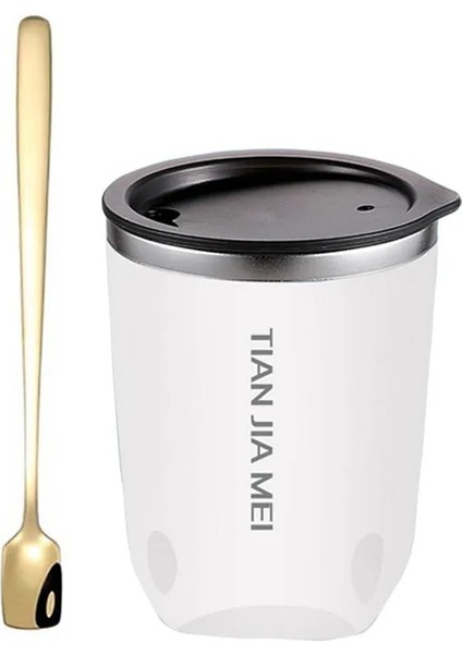 Pembe 304 Paslanmaz Çelik Bardak Çift Katmanlı Isı Yalıtım Bardak Seyahat Araba 300 ml Kapaklı Kupalar Şişe Süt Içme Kahve Fincanları (Yurt Dışından) fiyatları