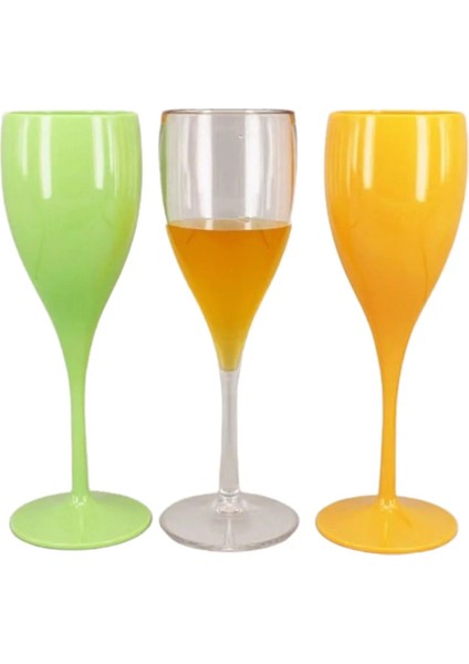 Yeşil 175 ml Plastik Şarap Bardağı Kadeh Kokteyl Şampanya Kupaları Plastik Bira Bardağı Viski Bardak Akrilik Su Bardağı Bar Mutfak Malzemeleri (Yurt Dışından) fırsatları