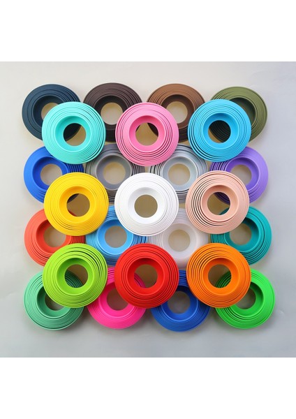 Koyu Kahverengi 28 Renk 8.0 cm Silikon Bardak Alt Koruyucu Kapak Bardak Tutucu 80 mm Termos Bardak Tabanı Koruyucu Kılıf Bardak Alt Kapak (Yurt Dışından)