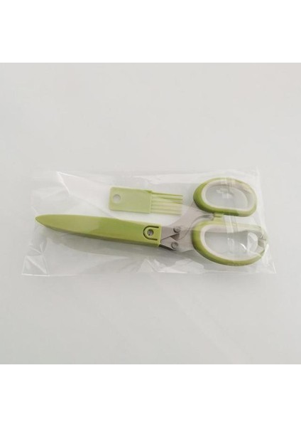 Yeşil Beşinci Katmanlar Paslanmaz Çelik Çok Fonksiyonlu Güvenli Kapaklı Pişirme Malzemeleri Çok Katmanlı Makas Kullanışlı Bitki Baharatları Makas (Yurt Dışından) fiyatları