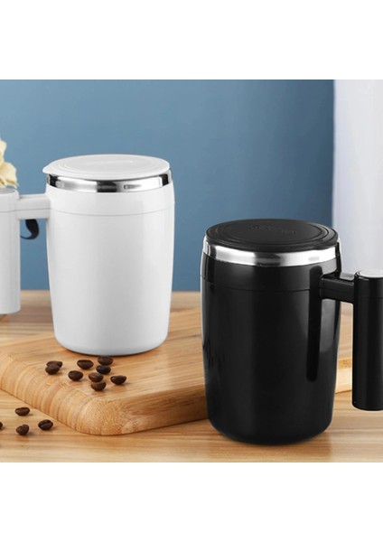 B 301-400 ml Kendini Karıştıran Kupa Kahve Fincanı Şarj Edilebilir Otomatik Manyetik Karıştıran Kahve Kupa Otomatik Kendini Karıştıran Paslanmaz Çelik Bardak Kahve (Yurt Dışından)