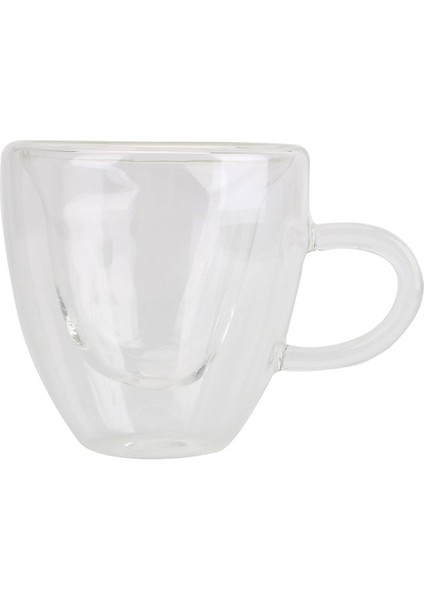 Tip A 240ML 101-200ML 180ML/240ML Kalp Aşk Şekilli Çay Bardağı Kahve Kupa Çift Duvar Cam Bira Suyu Bardak Hediye Isıya Dayanıklı Drinkware (Yurt Dışından)