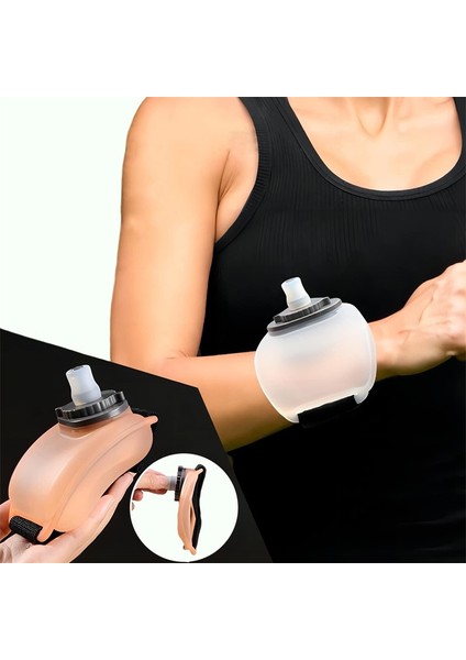 Stil 2 200ML 200ML Açık Koşu Bilek Su Şişesi Taşınabilir Spor Bilek Su Şişesi Ayarlanabilir Spor Fincan Fitness Bisiklet Maratonu (Yurt Dışından) fiyatları